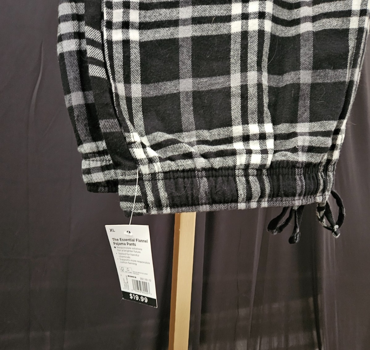 MEN'S XL THE ESSENTIAL FLANNEL PAJAMA PANTS & THERMAL TOP NWT