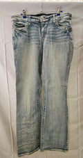 Buckle Daytrip Jeans Womens 28 Light Wash Mila Bootcut Blue Stretch Denim Boho