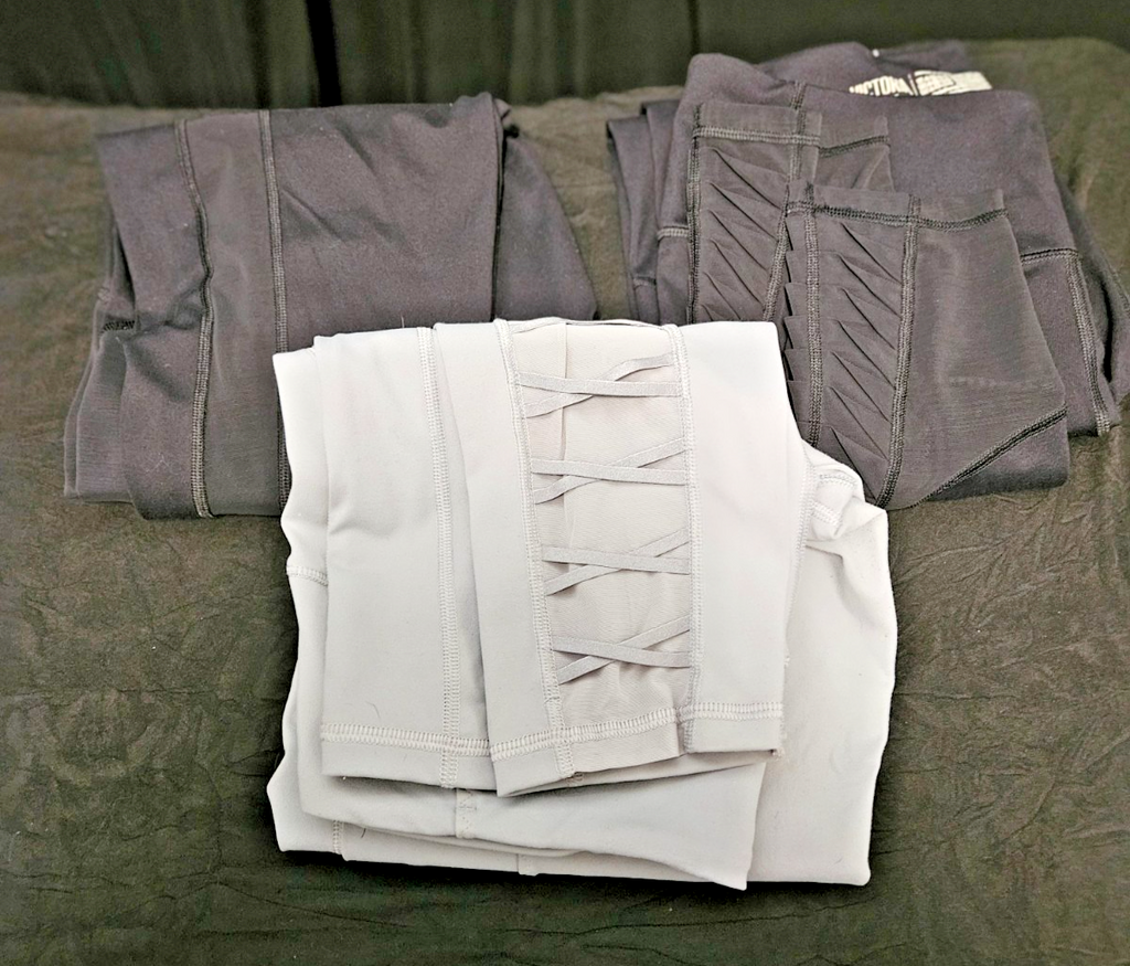 3 pr. BUNDLE WOMEN'S SIZE M & L VICTORIAS SECRET SPORT LEGGINGS