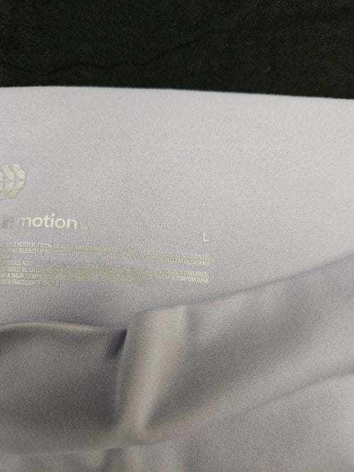 ALL IN MOTION WOMEN'S SIZE LARGE LT LAVENDAR PERFORMANCE LEGGING NWT