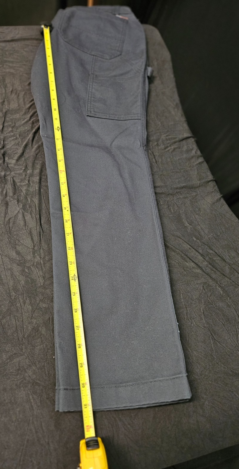 WOMEN'S SIZE 8 SHORT 40 GRIT BLACK CARGO WORK PANTS NWOT