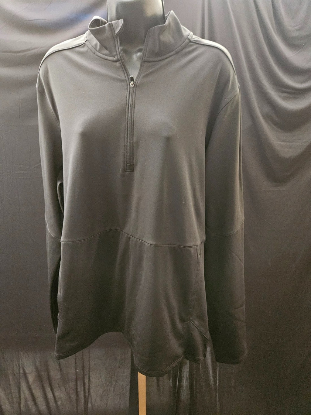 MEN'S DSG SZ L 1/2 ZIP BLACK PULLOVER ACTIVE PULLOVER  NWT