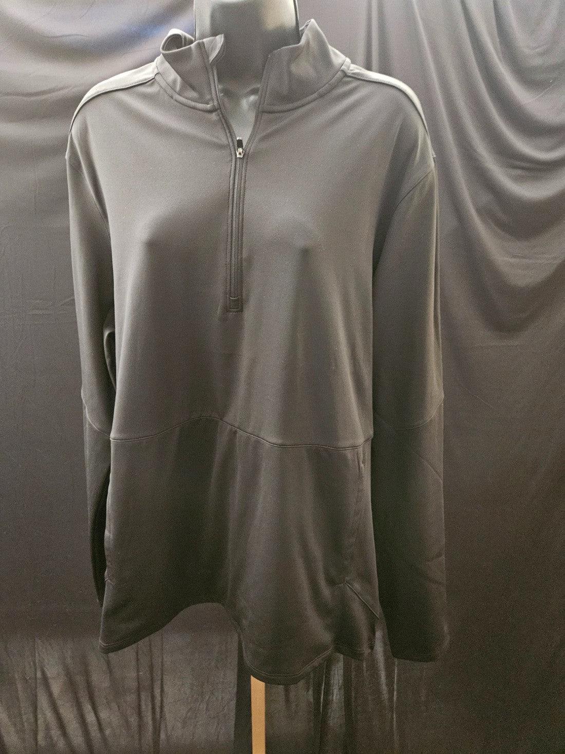 MEN'S DSG SZ L 1/2 ZIP BLACK PULLOVER ACTIVE PULLOVER  NWT