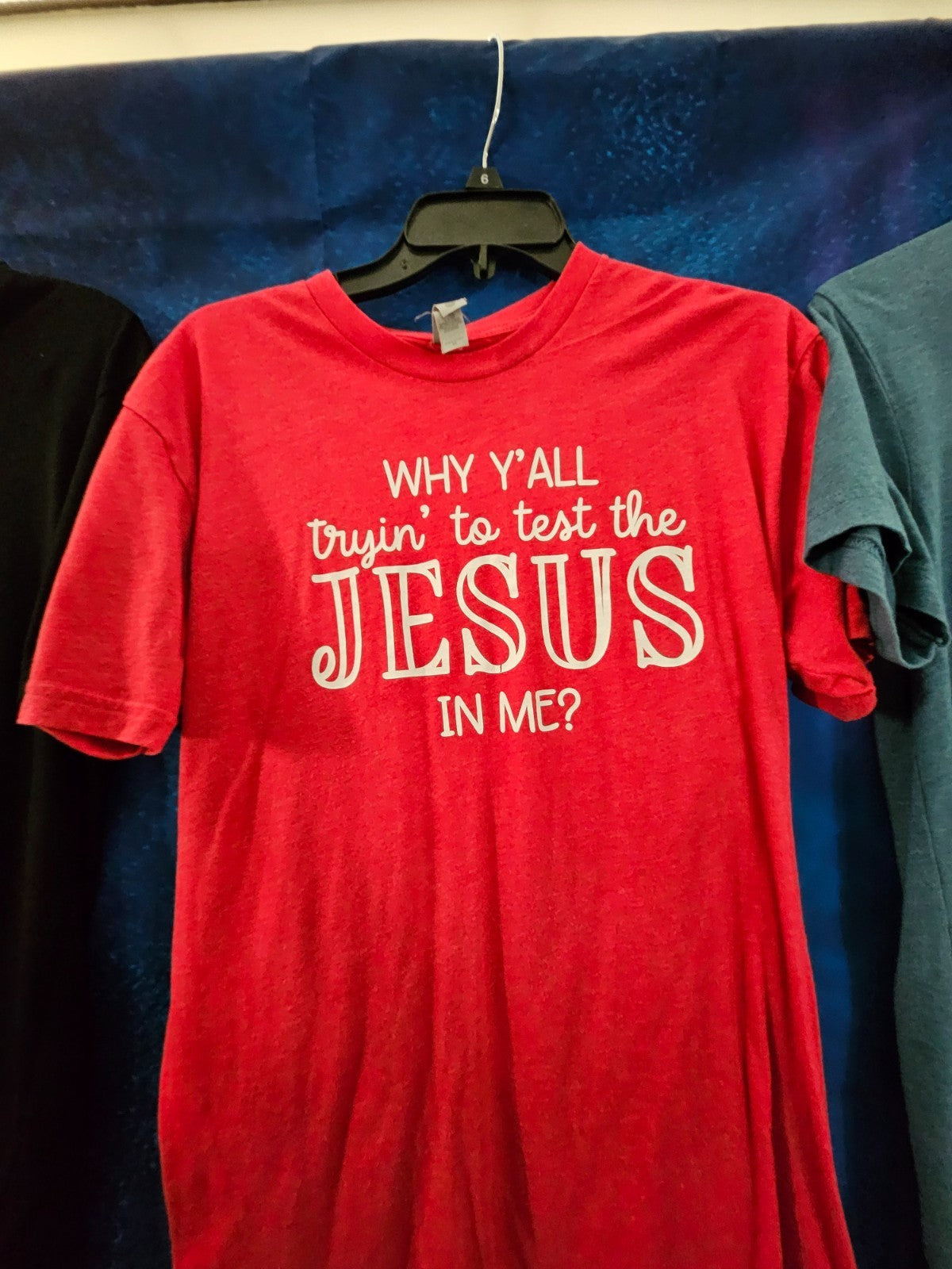 WOMEN'S SET OF FOUR T-SHIRTS JESUS THEME SIZED M/L