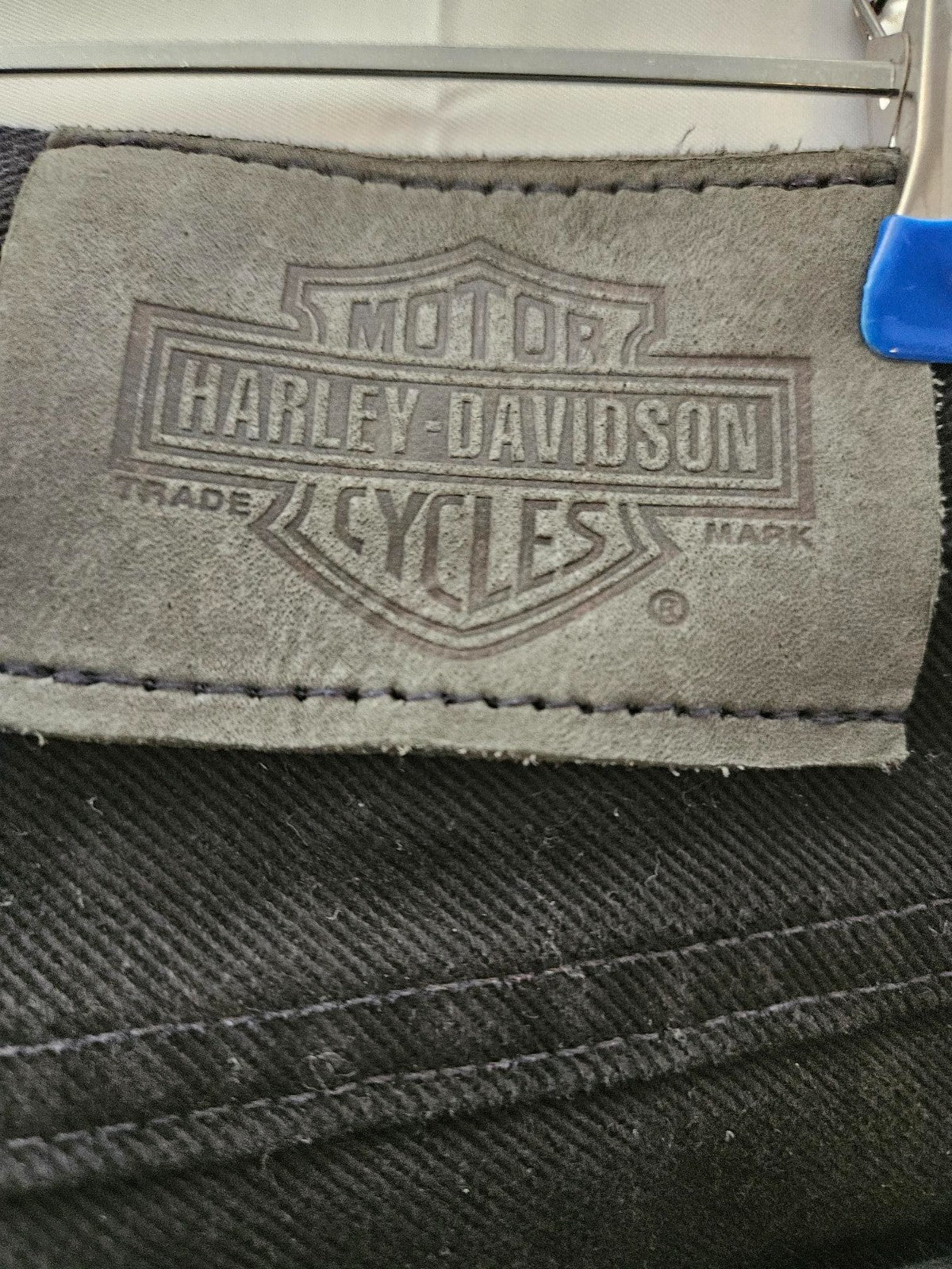 Women's Harley Davidson Straight legged Black Jeans Size 4P