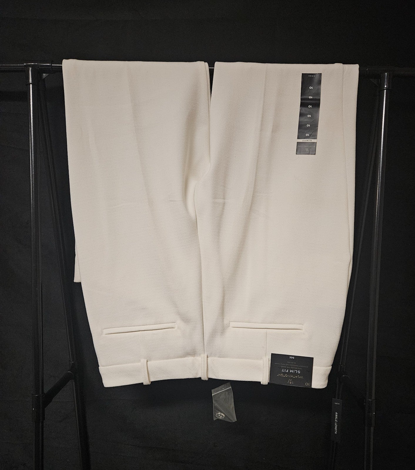 WOMEN'S WORTHINGTON SLIM FIT DRESS PANTS BEIGE SIZE 10