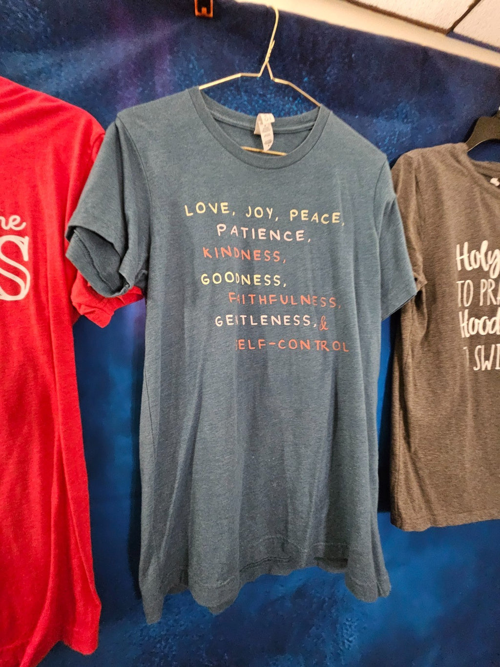 WOMEN'S SET OF FOUR T-SHIRTS JESUS THEME SIZED M/L