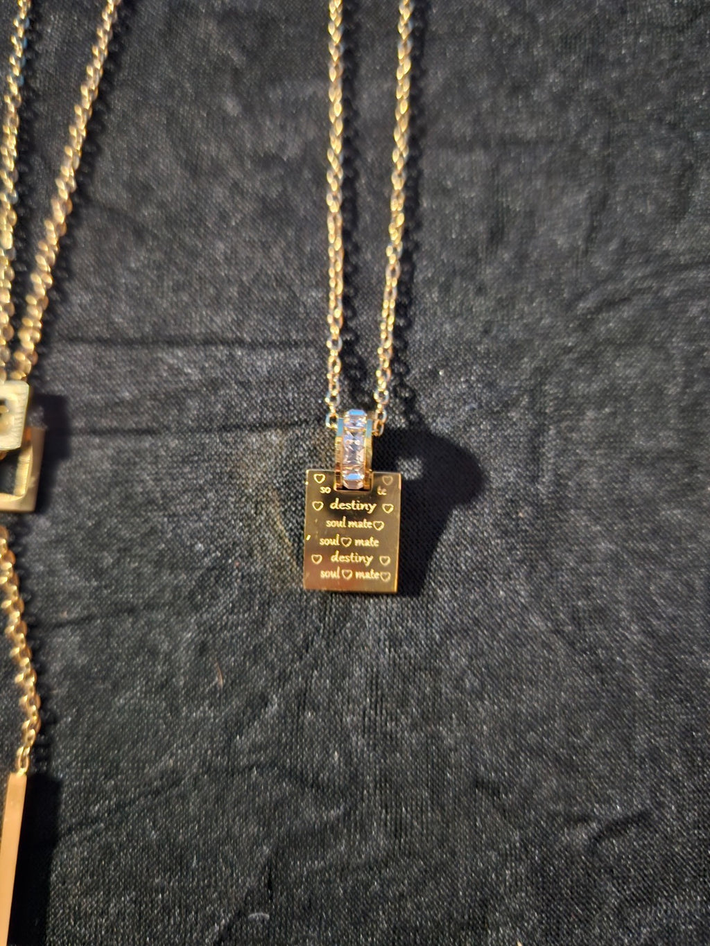 10k YELLOW GOLD PLATED OVER STAINLESS  ASST. NECKLACE & BRACELET YOU PICK #