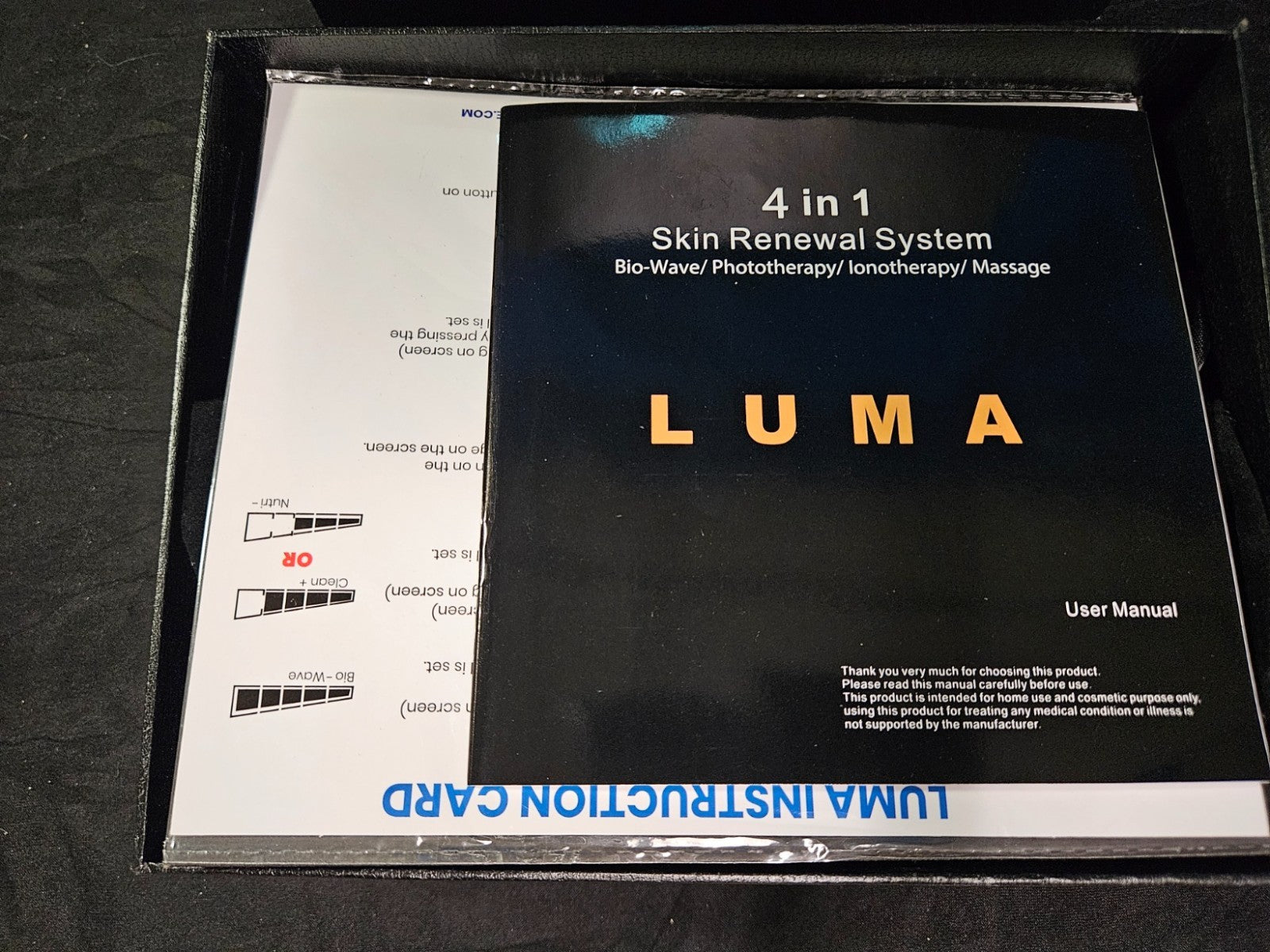 LUMA PURE DAILY CARE 4 IN 1 LED SKIN THERAPY WAND NEW IN BOX