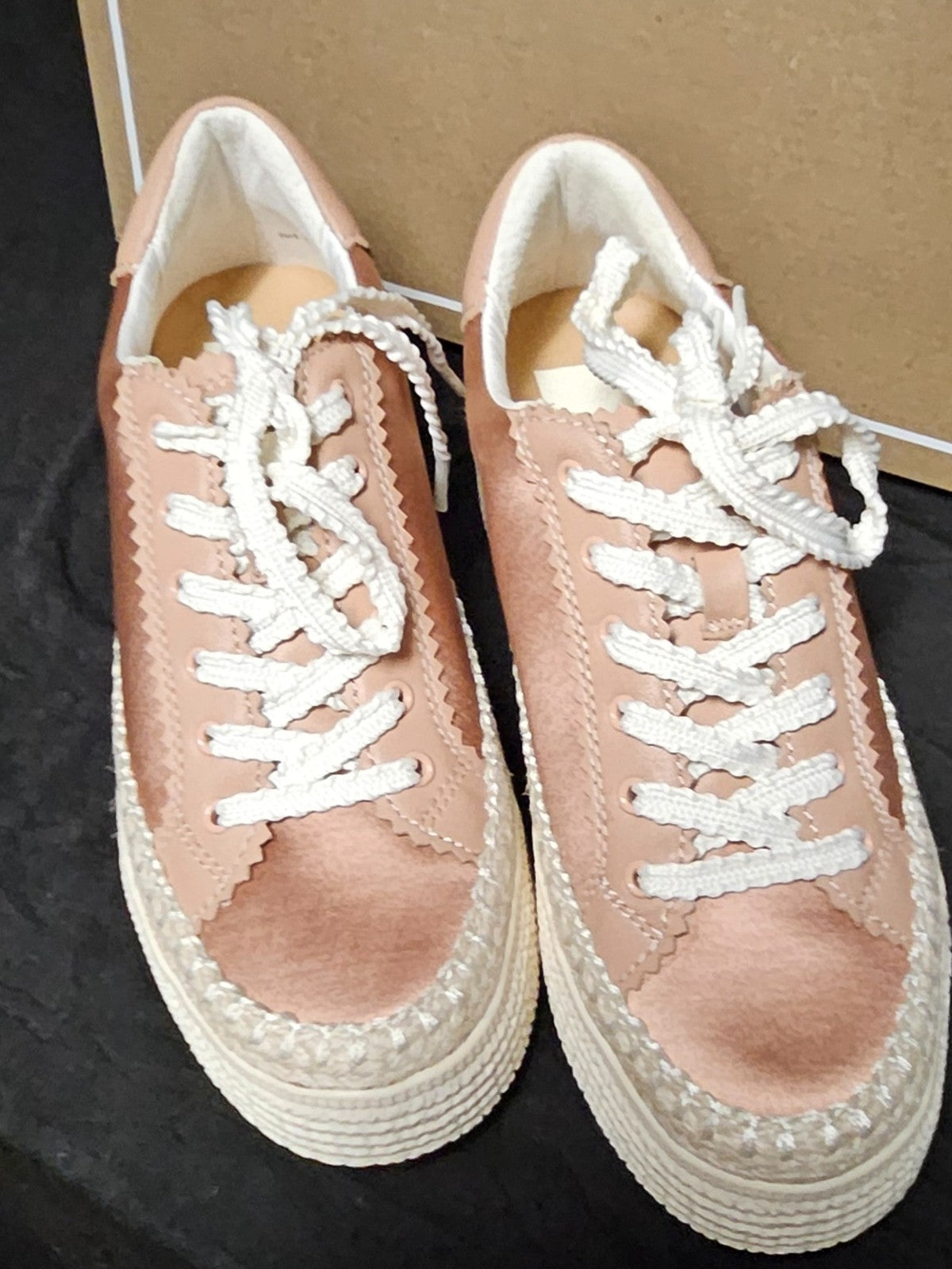 WOMEN'S DOLCE VITA SIZE 6 LENNIX COPPER SNEAKERS NIB