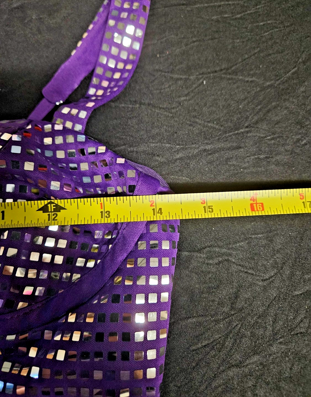 PURPLE SEQUINED SIZE 4 SHORT PROM/COCKTAIL DRESS NWOT
