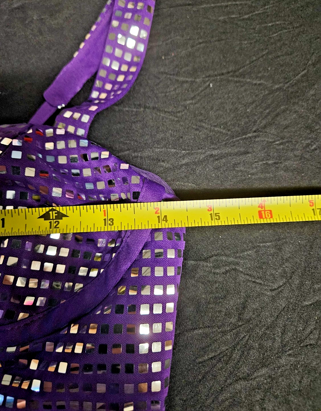 PURPLE SEQUINED SIZE 4 SHORT PROM/COCKTAIL DRESS NWOT
