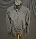 SKIMS/NIKE BLACK MATTE TRICOT CROP ZIP UP JACKET NWOT SZ M