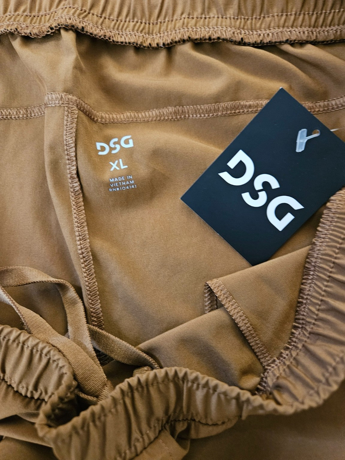 MEN'S DSG AGILITY CINCH PANT CARMEL BROWN SZ XL NWT