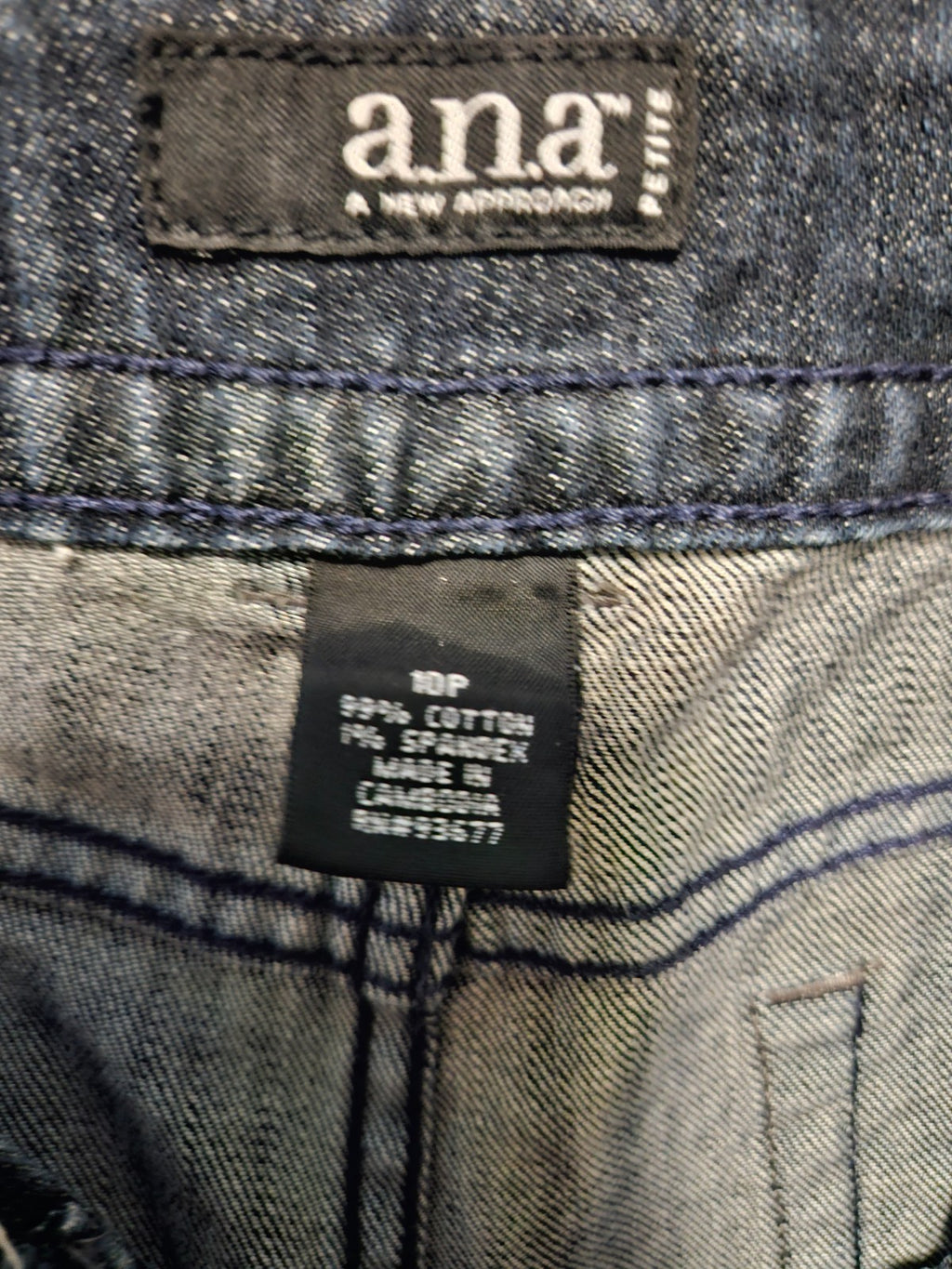 WOMEN'S A.N.A. DARK DENIM CROP JEANS SIZE 10 PETITE