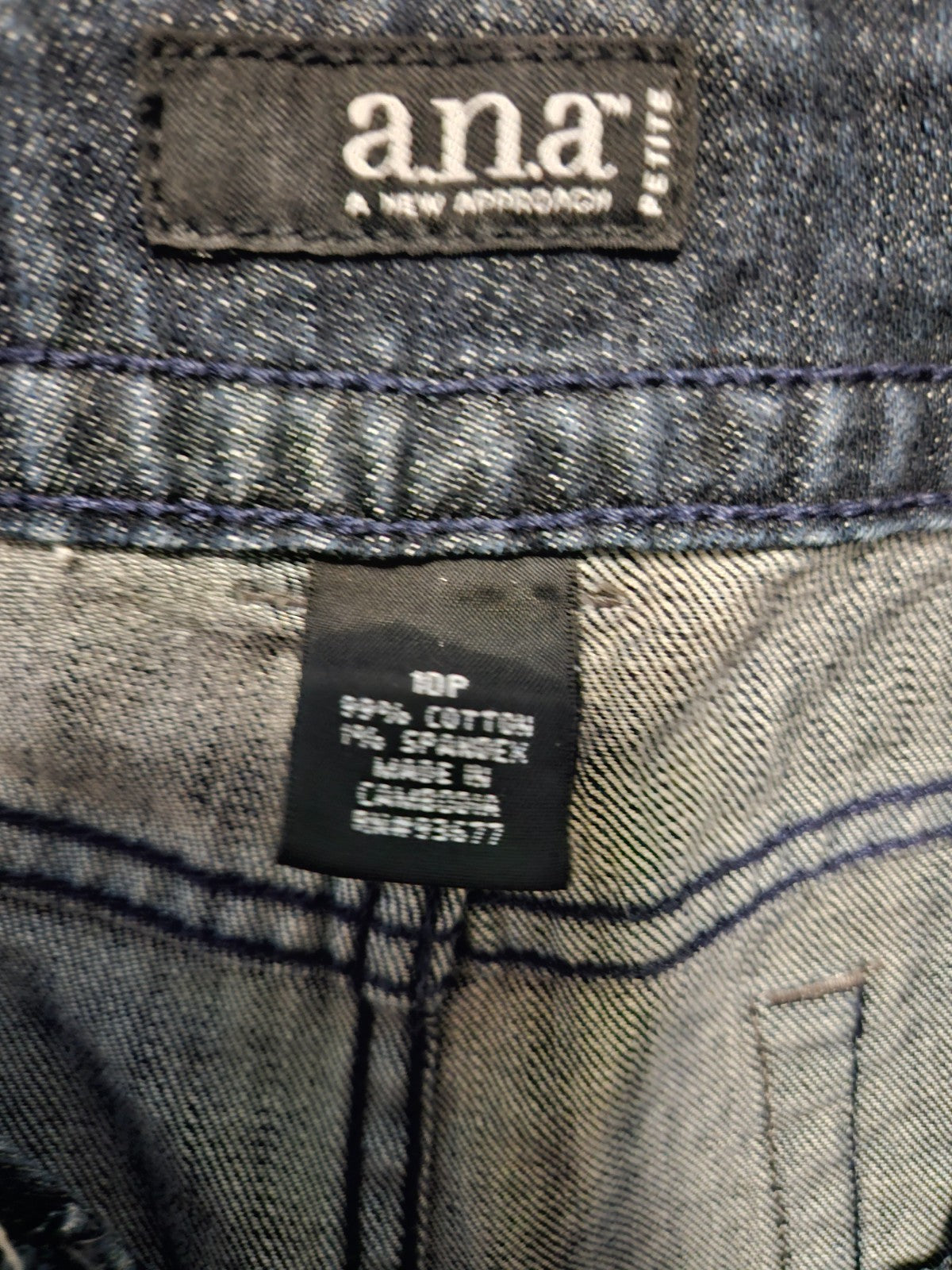 WOMEN'S A.N.A. DARK DENIM CROP JEANS SIZE 10 PETITE