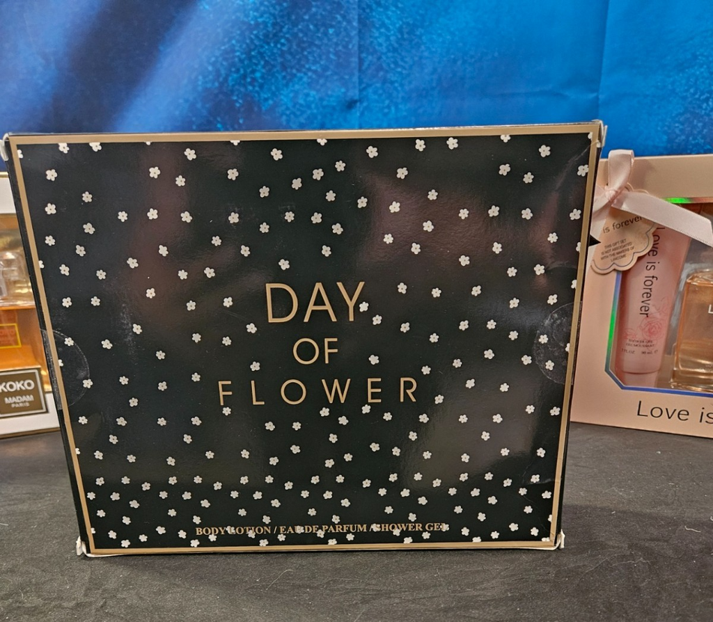 DAY OF FLOWER BODY LOTION, EAU DE PARFUM, SHOWER GEL SET