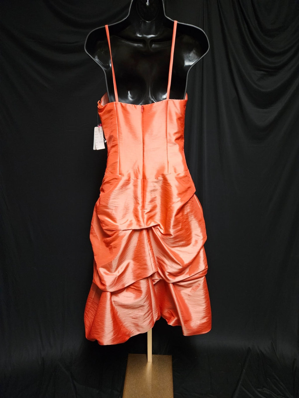 WOMEN'S DAVINCI SIZE 10 WATERMELON FORMAL PROM COCKTAIL GOWN NWT REMOVABLE STRAP