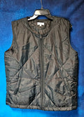 Socialite Woman’s Vest Size  S/M Black Quilted Puffer Vest Lightweight