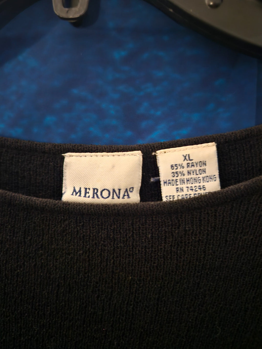 WOMEN'S BUNDLE OF 2 BLACK SHORT SLEEVE SWEATERS SIZE M/XL DISNEY, MERONA