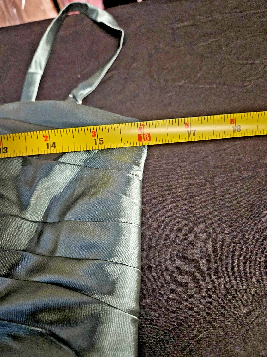 SAGE GREEN SATIN BABYDOLL FORMAL/COCKTAIL/PROM DRESS SIZE 4