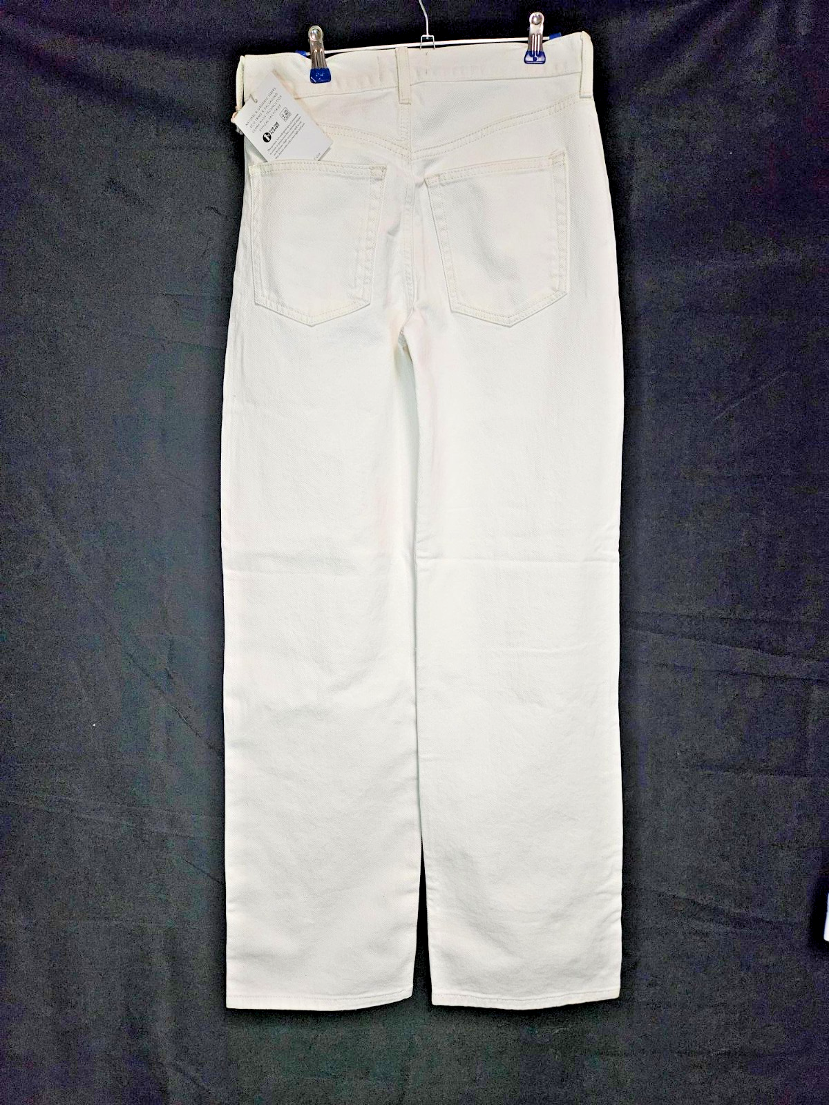 Women s ETICA Wide Leg Beige Jeans Size 25 button fly