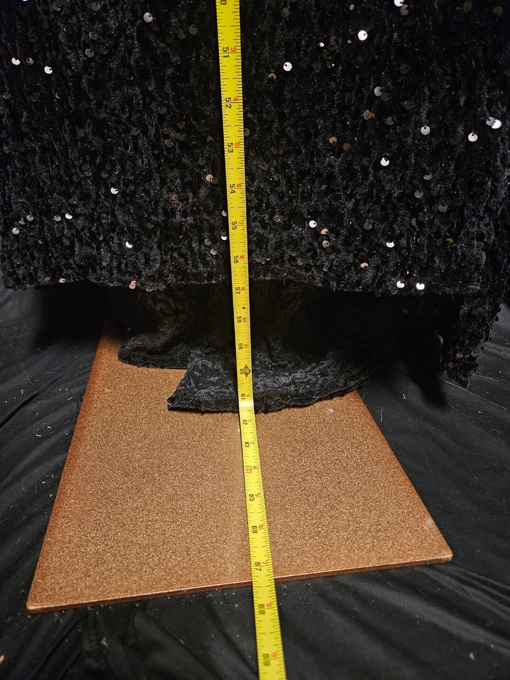 BLACK VELVET SEQUINED ONE SHOULDER CORSET BACK LONG FORMAL GOWN NWT SZ M