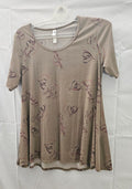 Women's size Medium Lula Roe Printed Top