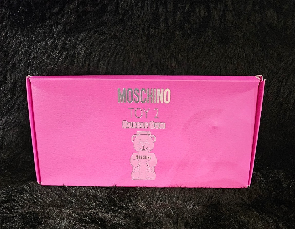 MOSCHINOTOY 2  SHOWER GEL, BODY LOTION, PERFUME SET BUBBLEGUM TRAVEL SIZE