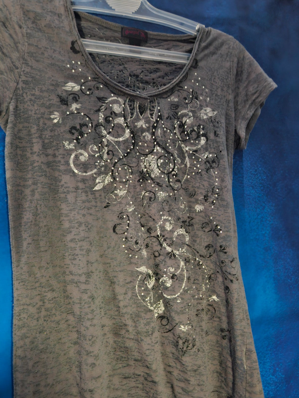 WOMEN'S SIZE M/L WESTERN T-SHIRT COLLECTION COWGIRL LEGEND,BLUE 84,COWGIRL UP