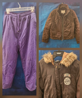 WINTER COAT AND SNOW PANT BUNDLE K/WOMEN'S JACKETS XL/L PANTS KID L