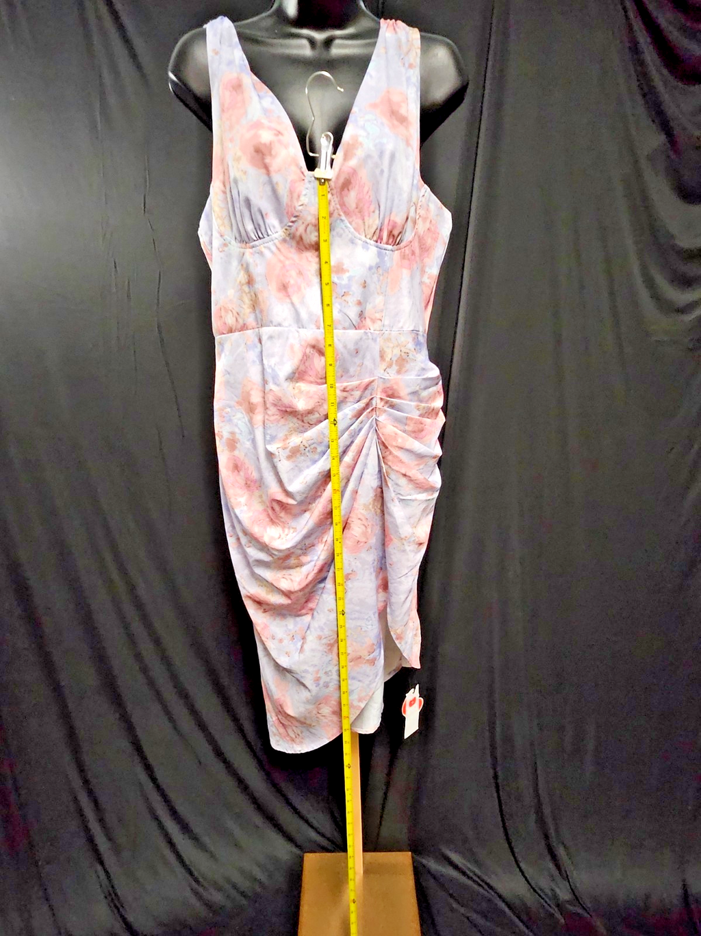 CIDER ROUCHED FLORAL COCKTAIL/FORMAL DRESS SIZE XL NWT