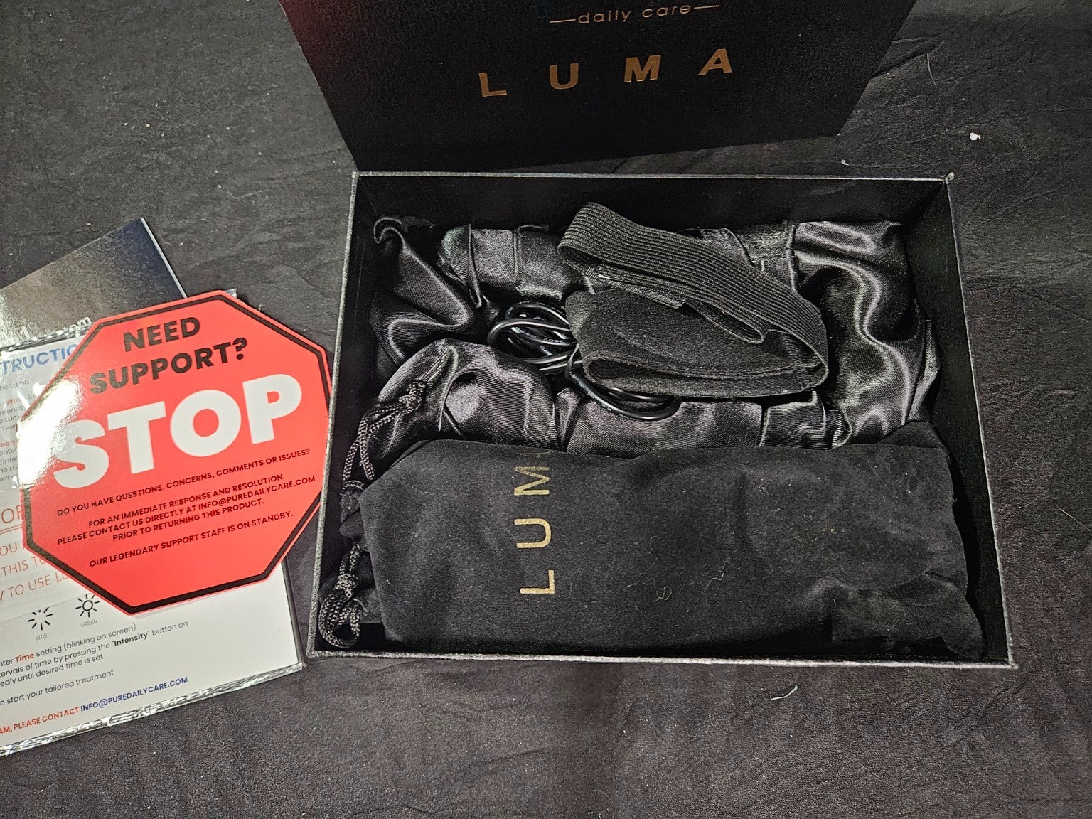 LUMA PURE DAILY CARE 4 IN 1 LED SKIN THERAPY WAND NEW IN BOX