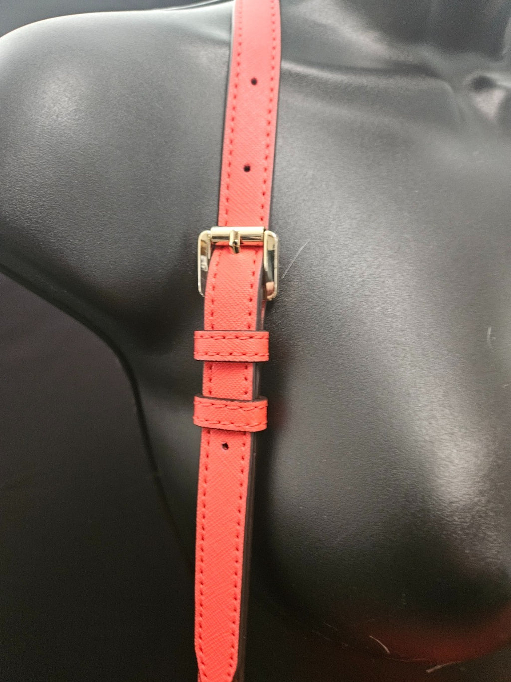 MICHAEL KORS KELLEN SAFFIANO LEATHER SATCHEL ORANGE IN EXCELLENT CONDITION