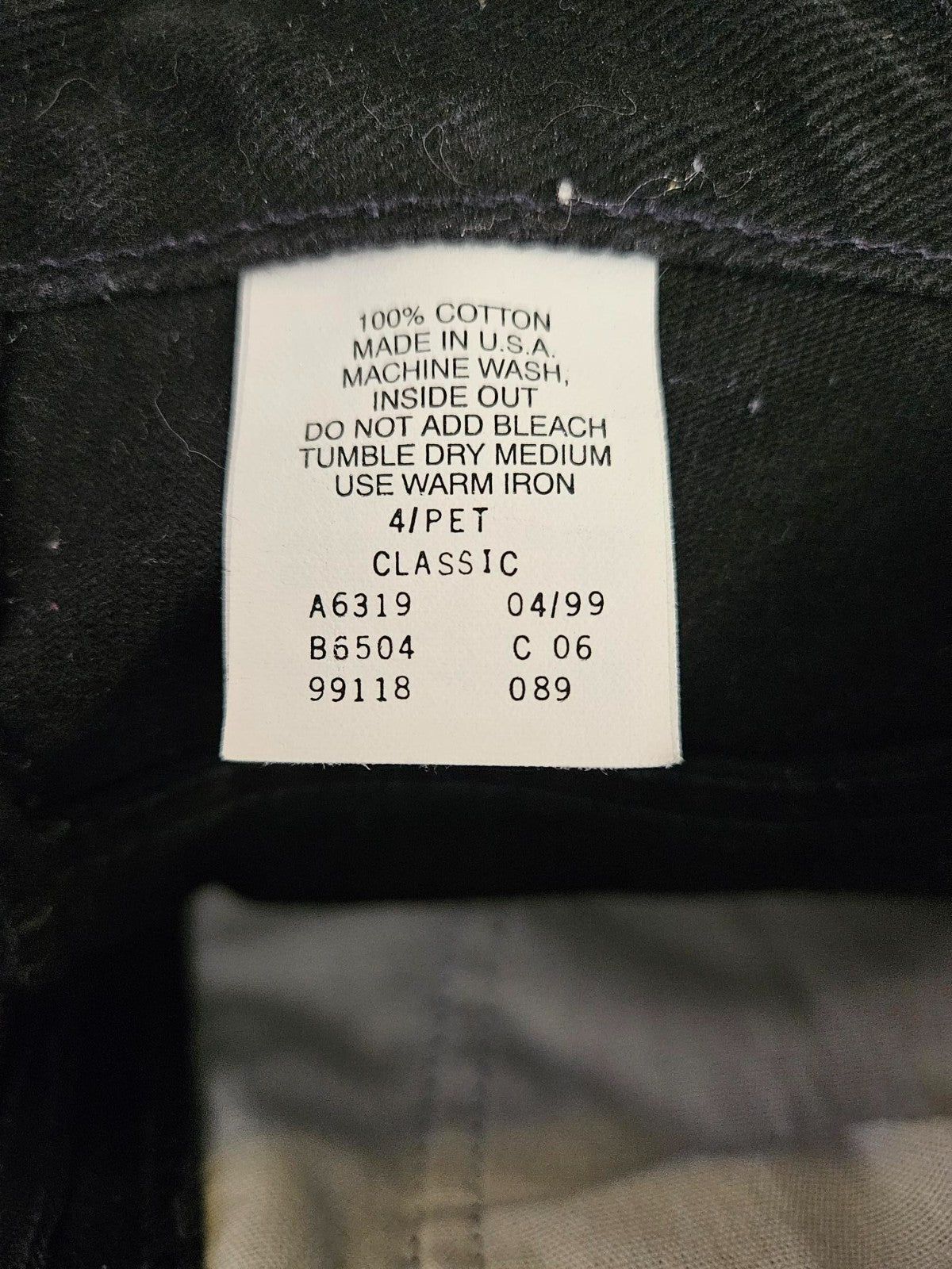 Women's Harley Davidson Straight legged Black Jeans Size 4P