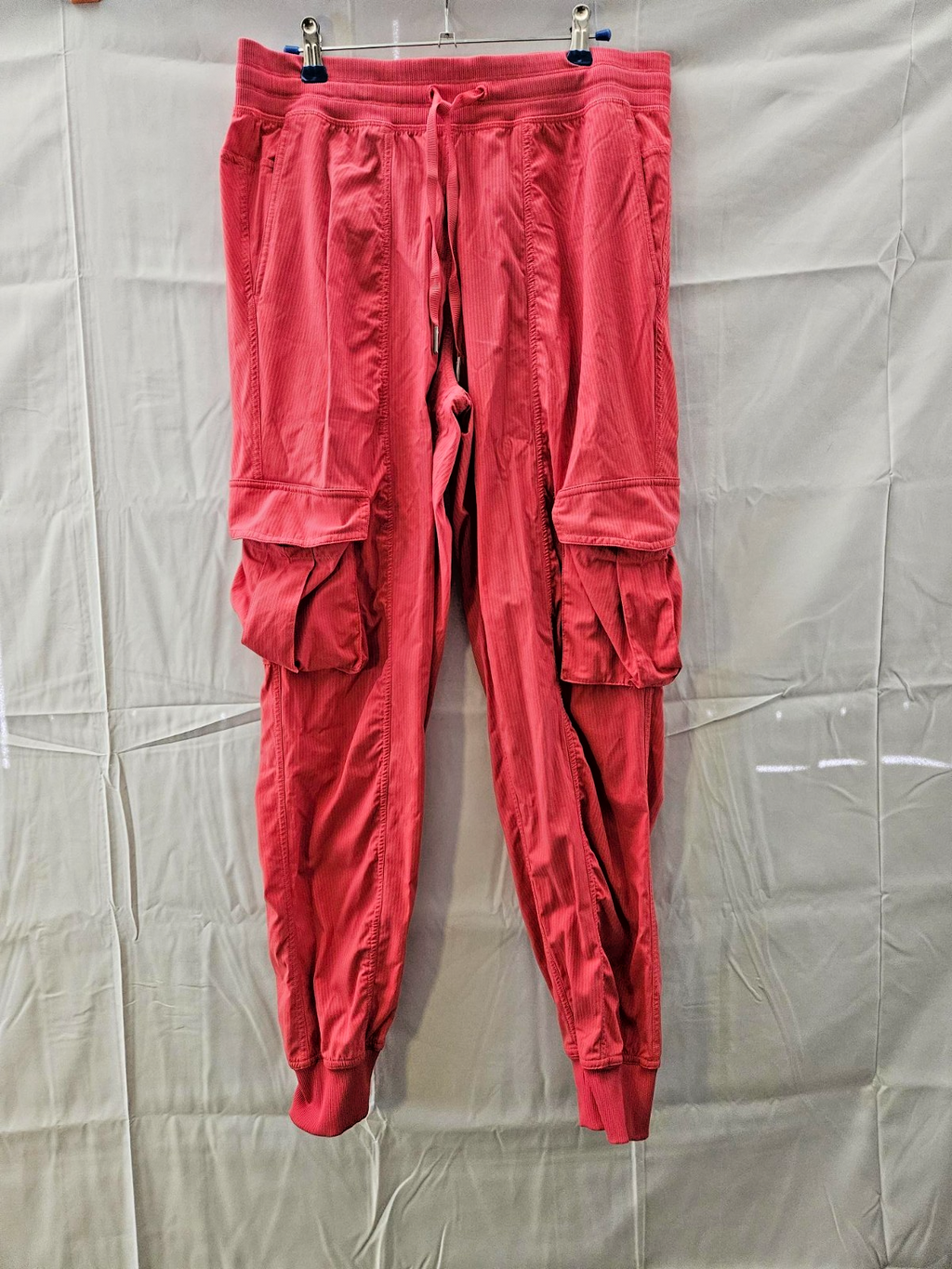 Lululemon Dance Studio Pants Relaxed Fit Mid Rise Cargo Jogger Hot Pink Size M