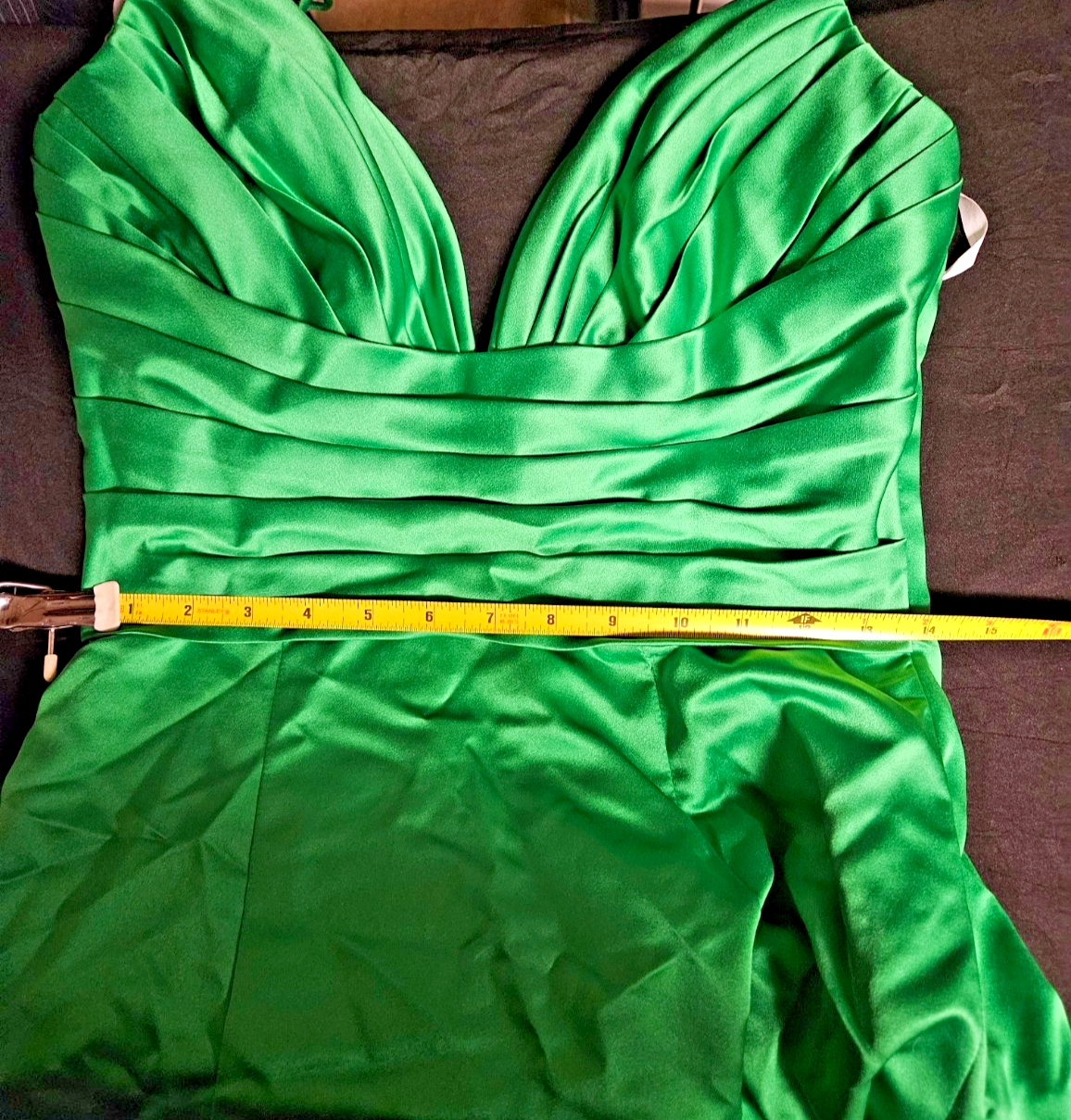 ADORABLE  DAVINCI SIZE 10 WOMEN'S SATIN BUBBLE SKIRT FORMAL PROM/COCKTAIL GOWN
