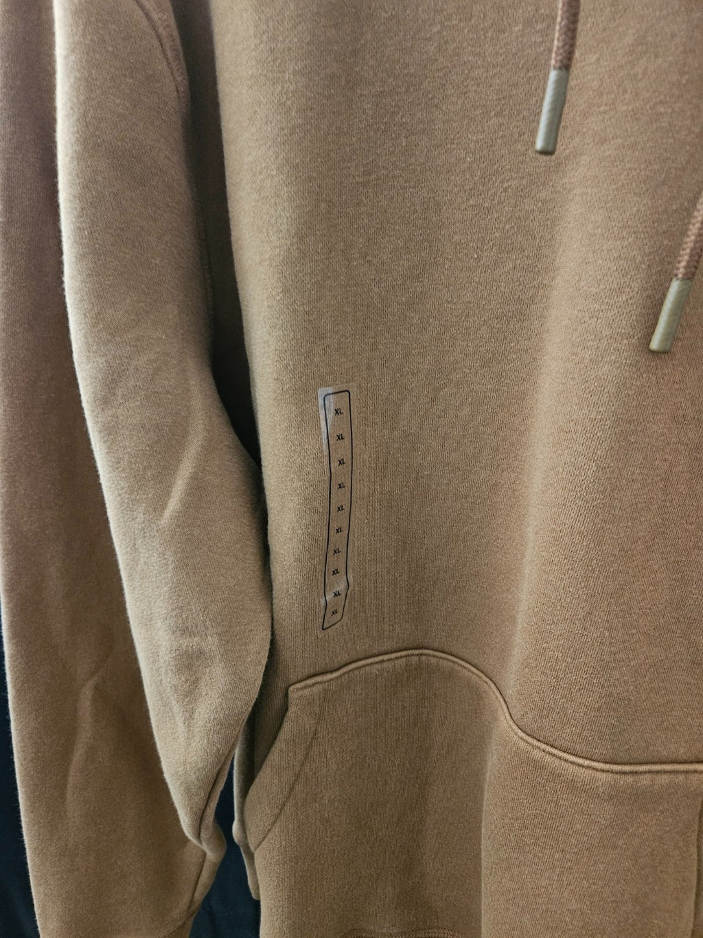MEN'S DSG ACTIVE SZ XL ACTIVE HOODIE CARMEL BROWN NWT