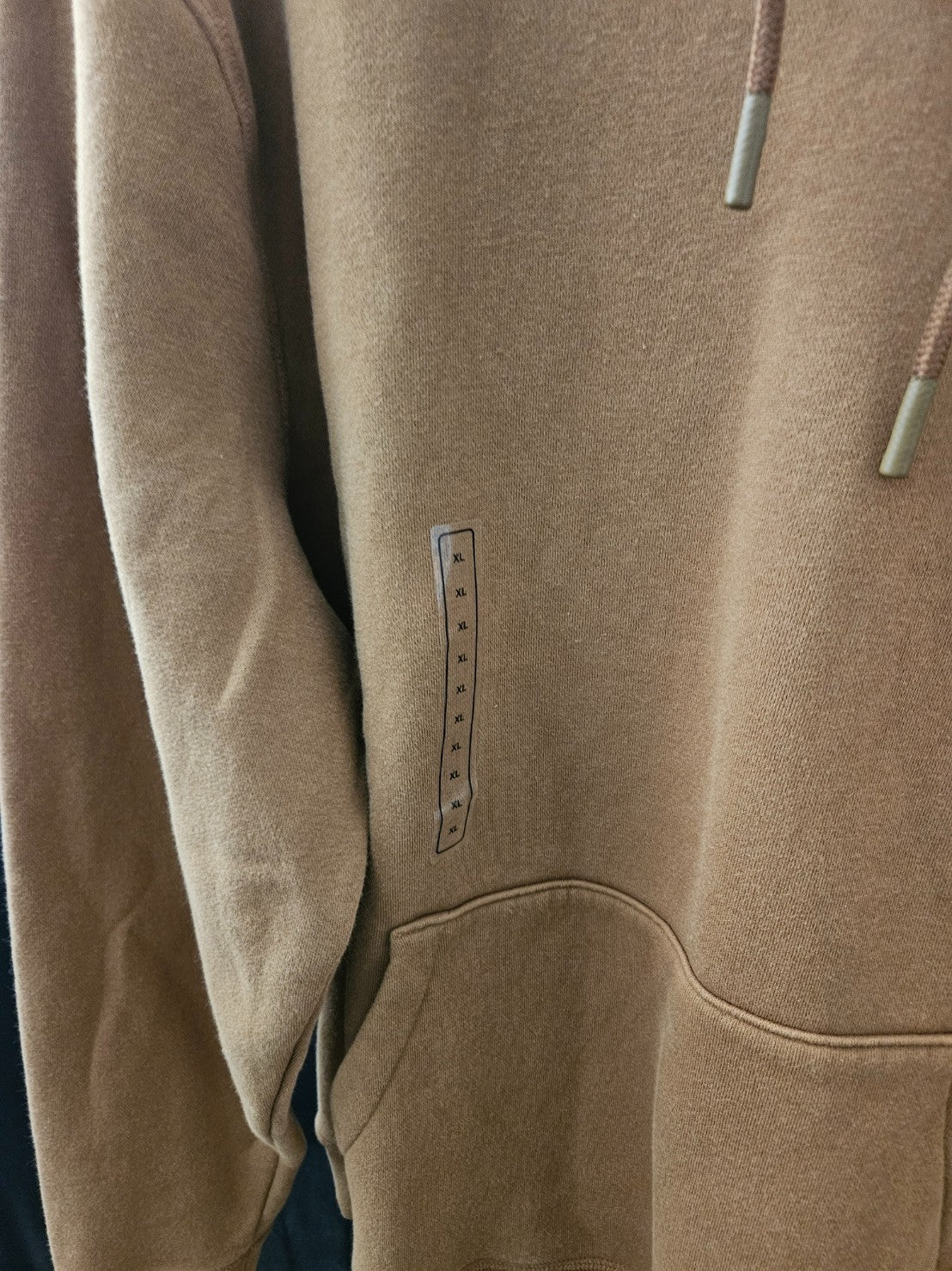 MEN'S DSG ACTIVE SZ XL ACTIVE HOODIE CARMEL BROWN NWT