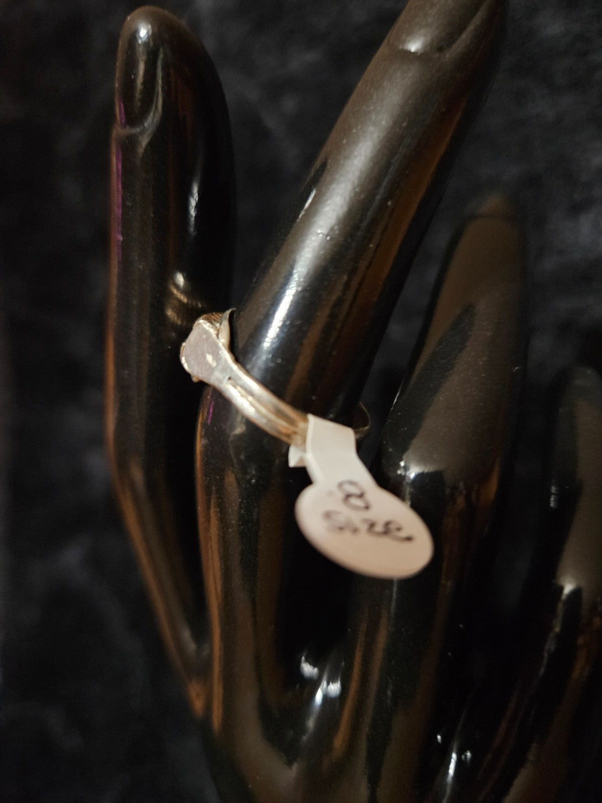 NATIVE AMERICAN MADE DOUBLE COIL RING 12K GOLD FILL OVER STERLING SILVER SIZE 8