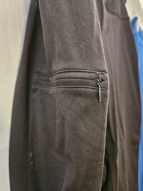 AKHG By Duluth Women's Lost Lake High Rise Legging Medium Black Side Pocket 8256