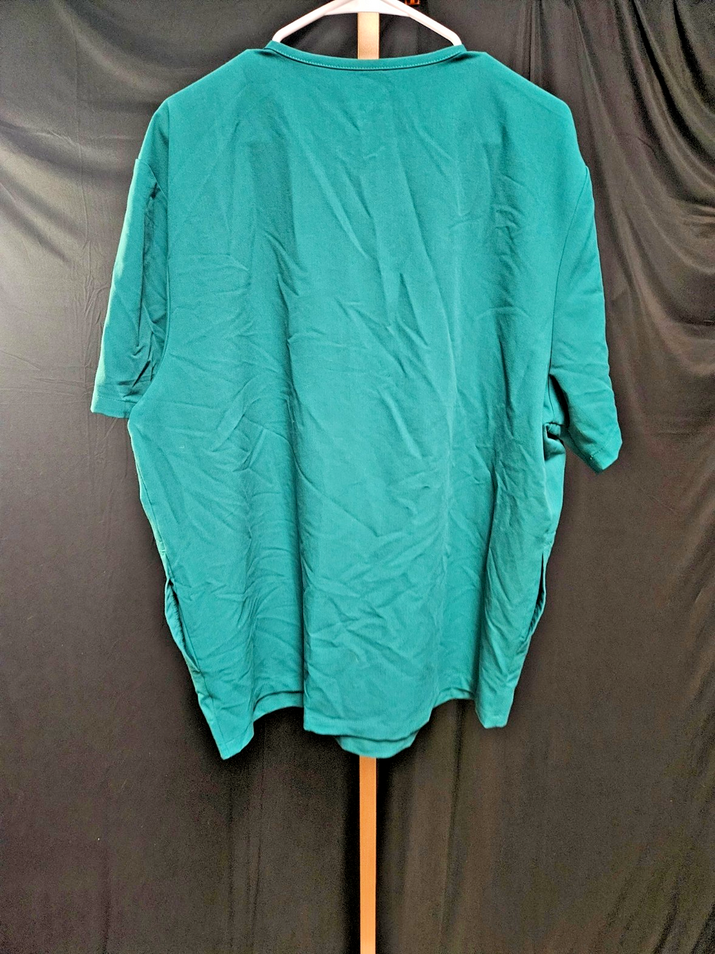 TEAL GREEN XXL UNISEX FIGS SCRUB TOP V NECK
