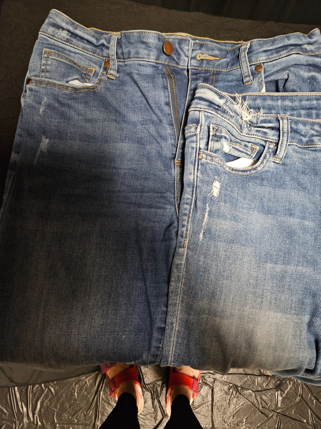 WOMEN'S JEANS BUNDLE FITS SIZES 8 TO 10 FLYING MONKEY, JUST FAB IN GOOD CONDITIO