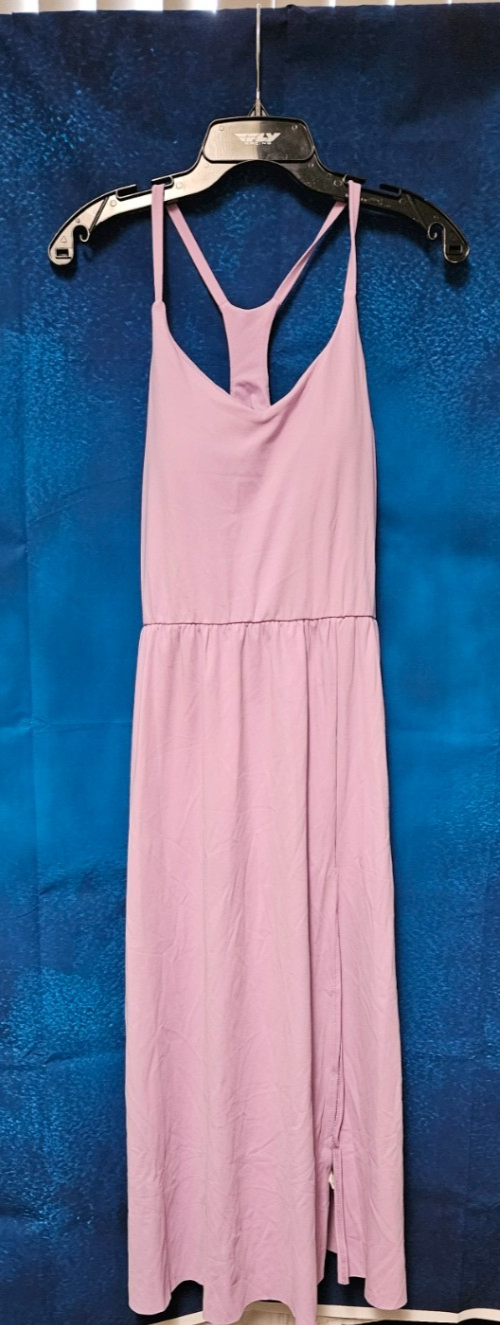 WOMEN'S SIZE LARGE HALARA RACERBACK SUN DRESS LAVENDER