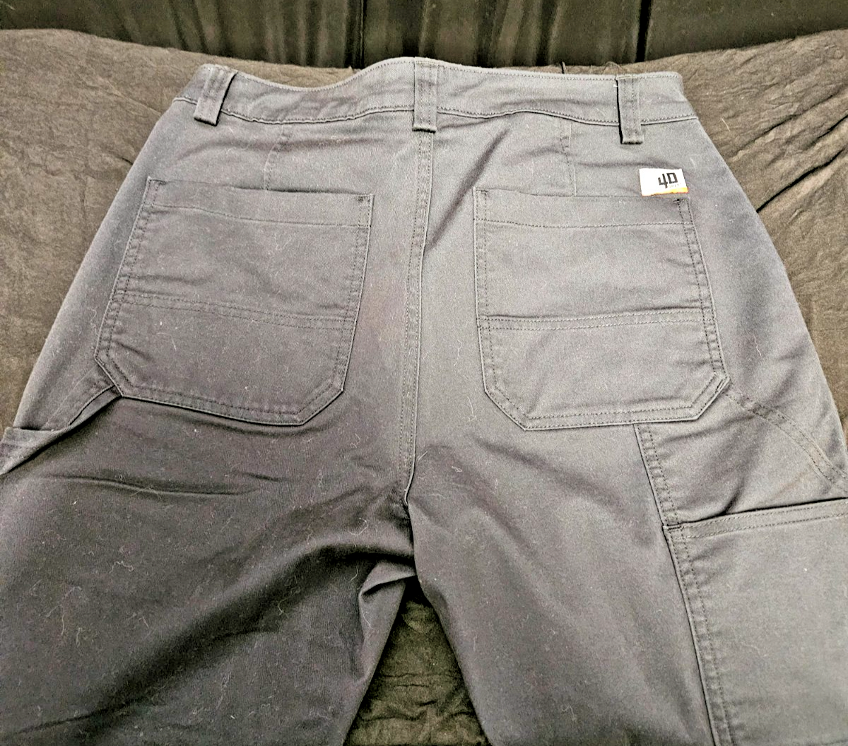 WOMEN'S SIZE 8 SHORT 40 GRIT BLACK CARGO WORK PANTS NWOT