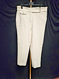 WOMEN'S SIZE 8 RACHEL ZOE HIGH RISE SLIM LEG BEIGE CRYSTAL/PEARL DRESS PANT NWT