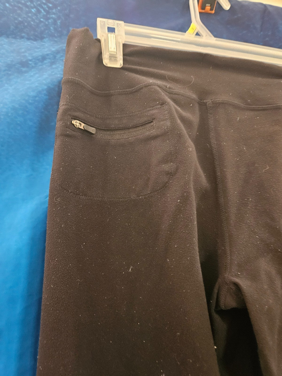 LULULEMON WIDE LEG JOGGERS ELASTIC AT ANKLES SIZE 6 BLACK