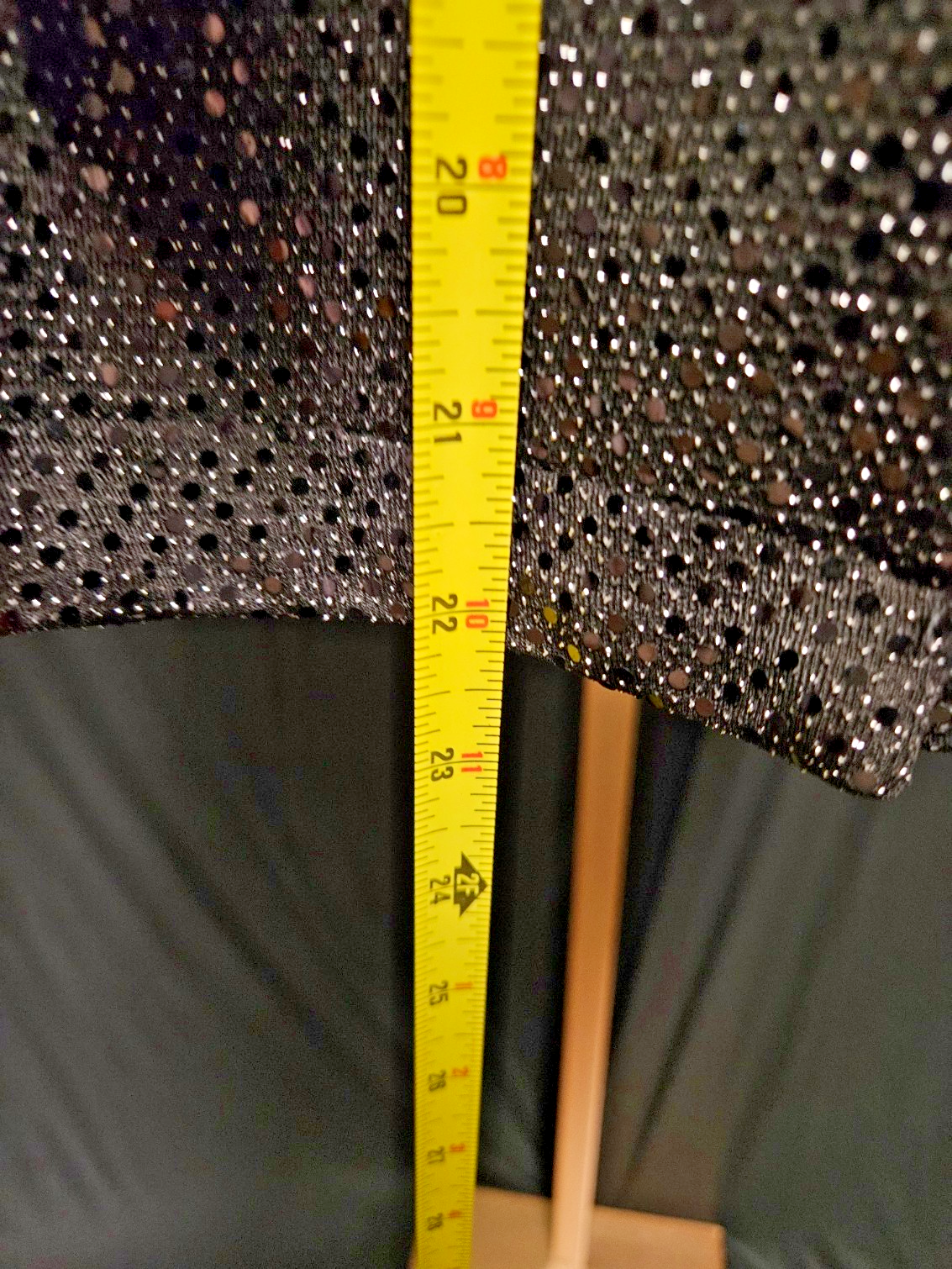 IDEM DITTO SZ L BLACK SEQUINED COAT DRESS/COCKTAIL DRESS