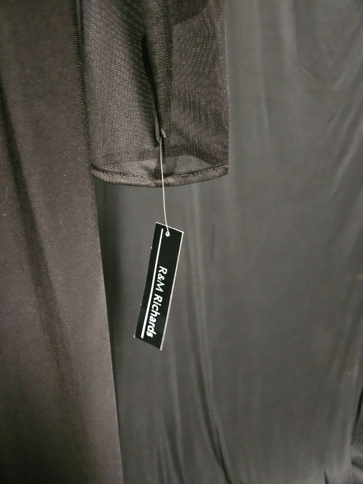 RM RICHARDS NYC WOMENS BLACK FORMAL/COCKTAIL JUMPSUIT SZ 12P NWT