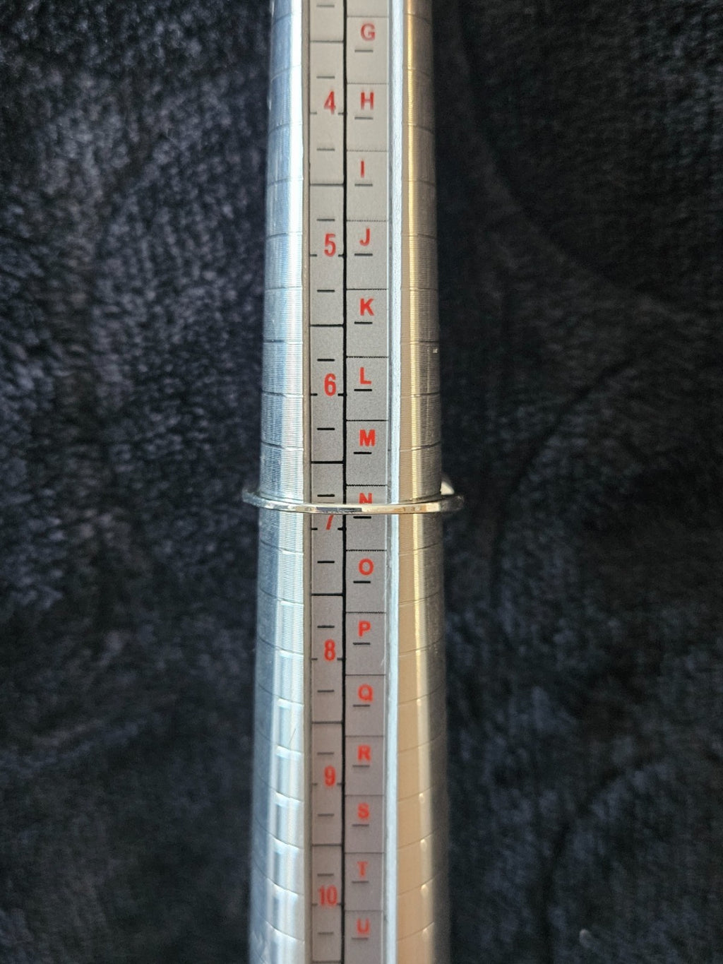 WOMEN'S SIZE 7 PURE SILVER/BRASS CUBIC ZIRCONIA CROSSOVER BAND